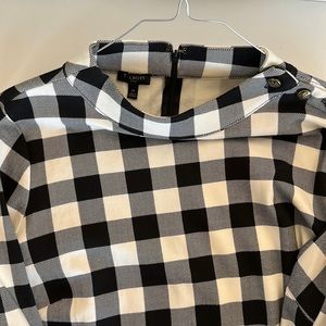 Talbots 1X checkered business dress